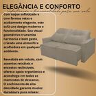 Sofá Retrátil Reclinável 2 Lugares Para Sala Veludo Cinza