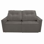 Sofá Retrátil Reclinável 2 Lugares Paris Para Sala Veludo Cin