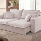 Sofá Retrátil Reclinável 2 Lugares Veludo Rosé Usb 1,60 Roy