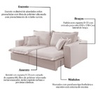 Sofá Retrátil Reclinável 2 Lugares Veludo Rosé Usb 1,60 Roy