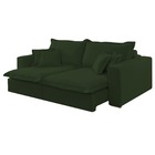 Sofá Retrátil Reclinável 2 Lugares Veludo Verde Usb 1,60 Roy