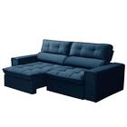 Sofá Retrátil Reclinável 3 Lugares 180cm Blanches F05 Veludo