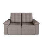 Sofá Retrátil Reclinável 3 Lugares 180cm Linho Com Molas Palm