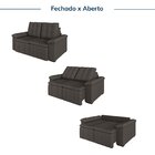 Sofá Retrátil Reclinável 3 Lugares 180cm Linho Com Molas Palm