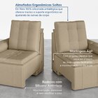 Sofá Retrátil Reclinável 3 Lugares 180cm Veludo Com Molas Pal