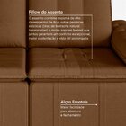 Sofá Retrátil Reclinável 3 Lugares 180cm Veludo Com Molas Pal