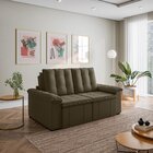 Sofá Retrátil Reclinável 3 Lugares 180cm Veludo Com Molas Pal