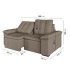 Sofá Retrátil Reclinável 3 Lugares 180cm Veludo Com Molas Pal