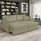 Sofá Retrátil Reclinável 3 Lugares 194cm Maili Bouclê K01 - D