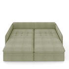 Sofá Retrátil Reclinável 3 Lugares 194cm Maili Bouclê K01 - D