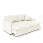 Sofá Retrátil Reclinável 3 Lugares 194cm Maili Bouclê K01 - D