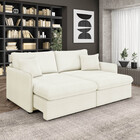 Sofá Retrátil Reclinável 3 Lugares 194cm Maili Bouclê K01 - D