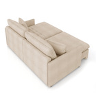 Sofá Retrátil Reclinável 3 Lugares 194cm Maili Bouclê K01 - D