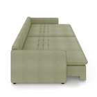 Sofá Retrátil Reclinável 3 Lugares 194cm Maili Bouclê Verde K