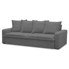 Sofá Retrátil Reclinável 3 Lugares 195cm Roma F05 Veludo Graf