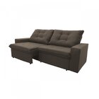 Sofá Retrátil Reclinável 3 Lugares 198cm Magnum  Tabaco