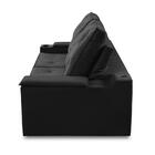 Sofá Retrátil Reclinável 3 Lugares 2,00m Com Porta Copos E Us