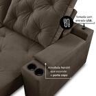 Sofá Retrátil Reclinável 3 Lugares 2,00m Com Porta Copos E Us