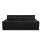 Sofá Retrátil Reclinável 3 Lugares 2,10m Com Porta Copos E Us