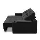 Sofá Retrátil Reclinável 3 Lugares 2,30m Com Porta Copos E Us