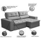 Sofá Retrátil Reclinável 3 Lugares 200cm Blanches F05 Veludo