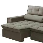 Sofá Retrátil Reclinável 3 Lugares 200cm Blanches F05 Veludo