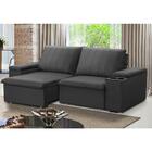 Sofá Retrátil Reclinável 3 Lugares 205cm Baluart F05 Veludo G