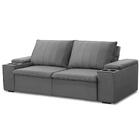 Sofá Retrátil Reclinável 3 Lugares 205cm Baluart F05 Veludo P