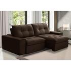 Sofá Retrátil Reclinável 3 Lugares 210cm Argon F05 Veludo Mar