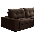 Sofá Retrátil Reclinável 3 Lugares 210cm Argon F05 Veludo Mar