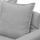 Sofá Retrátil Reclinável 3 Lugares 215cm Roma F05 Veludo Cinz