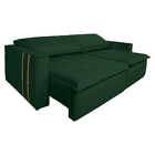 Sofá Retrátil Reclinável 3 Lugares 230 Cm México Veludo K01 -