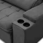 Sofá Retrátil Reclinável 3 Lugares 230cm Ginevra F05 Veludo G