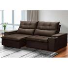 Sofá Retrátil Reclinável 3 Lugares 230cm Moritz F05 Veludo Ma