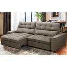 Sofá Retrátil Reclinável 3 Lugares 250cm Damy F05 Veludo Marr