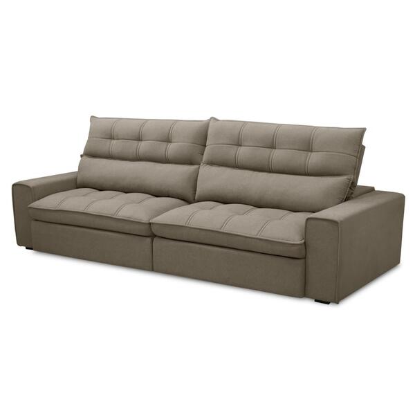 Sofá Retrátil Reclinável 3 Lugares 250cm Damy F05 Veludo Marr