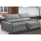 Sofá Retrátil Reclinável 3 Lugares 250cm Macau F05 Veludo Pra