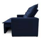 Sofá Retrátil Reclinável 3 Lugares Berlim  Azul