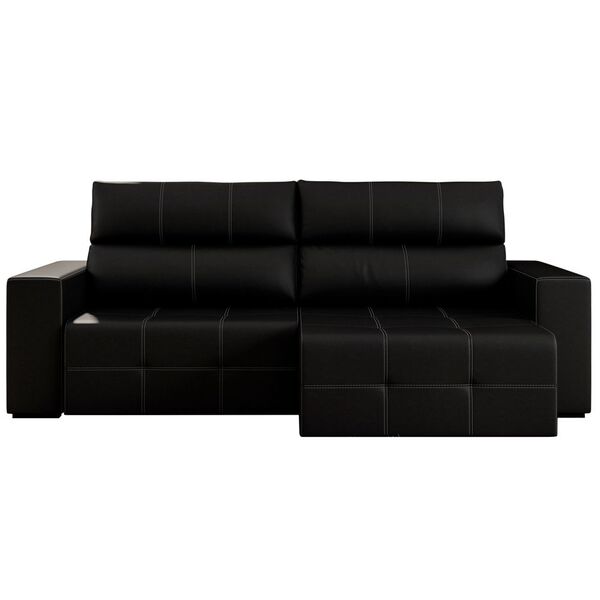 Sofá Retrátil Reclinável 3 Lugares Sala De Estar 204cm Russo