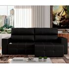 Sofá Retrátil Reclinável 3 Lugares Sala De Estar 204cm Russo