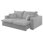 Sofá Retrátil Reclinável 3 Lugares Veludo Cinza Usb 2m Roy