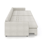 Sofá Retrátil Reclinável 4 Lugares 254cm Maili Bouclê K01 - D