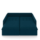 Sofá Retrátil Reclinável 4 Lugares 254cm Maili Veludo K01 - D