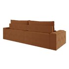 Sofá Retrátil Reclinável 4 Lugares 260cm Porta Copos E Usb Em