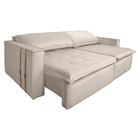 Sofá Retrátil Reclinável 4 Lugares 270 Cm México Veludo K01 -