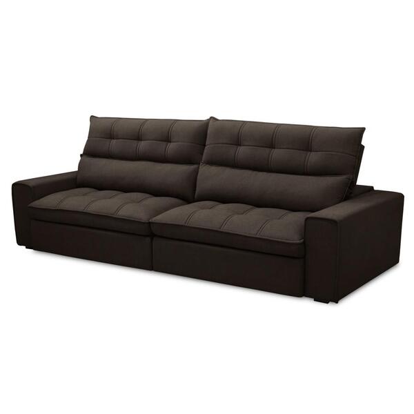 Sofá Retrátil Reclinável 4 Lugares 290cm Damy F05 Veludo Marr