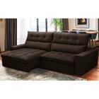 Sofá Retrátil Reclinável 4 Lugares 290cm Damy F05 Veludo Marr