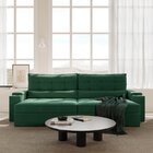 Sofá Retrátil Reclinável 4 Lugares 290cm Porta Copos E Usb Em