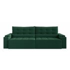 Sofá Retrátil Reclinável 4 Lugares 300cm Porta Copos E Usb Em