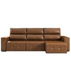 Sofá Retrátil Reclinável 5 Lugares Sala De Estar 344cm Russo